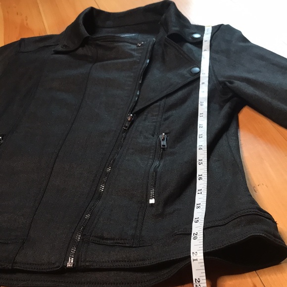 Black Denim Moto Jacket - Picture 11 of 12